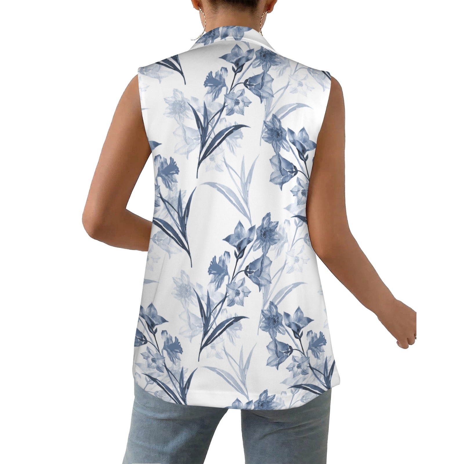 Womens Sleeveless Blazer popular fashion