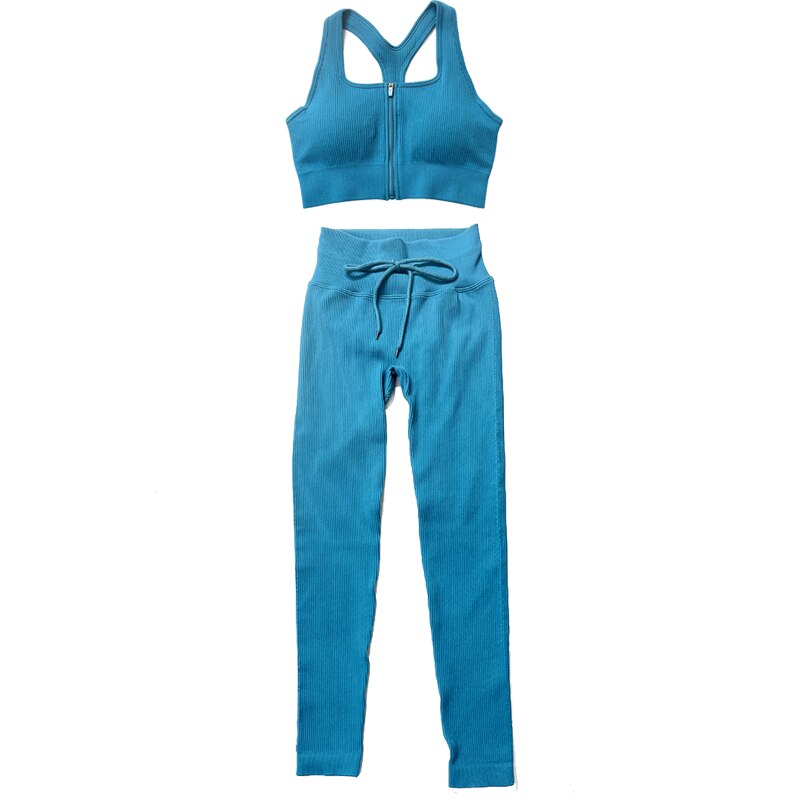 Seamless Womens Athletic Yoga Set
