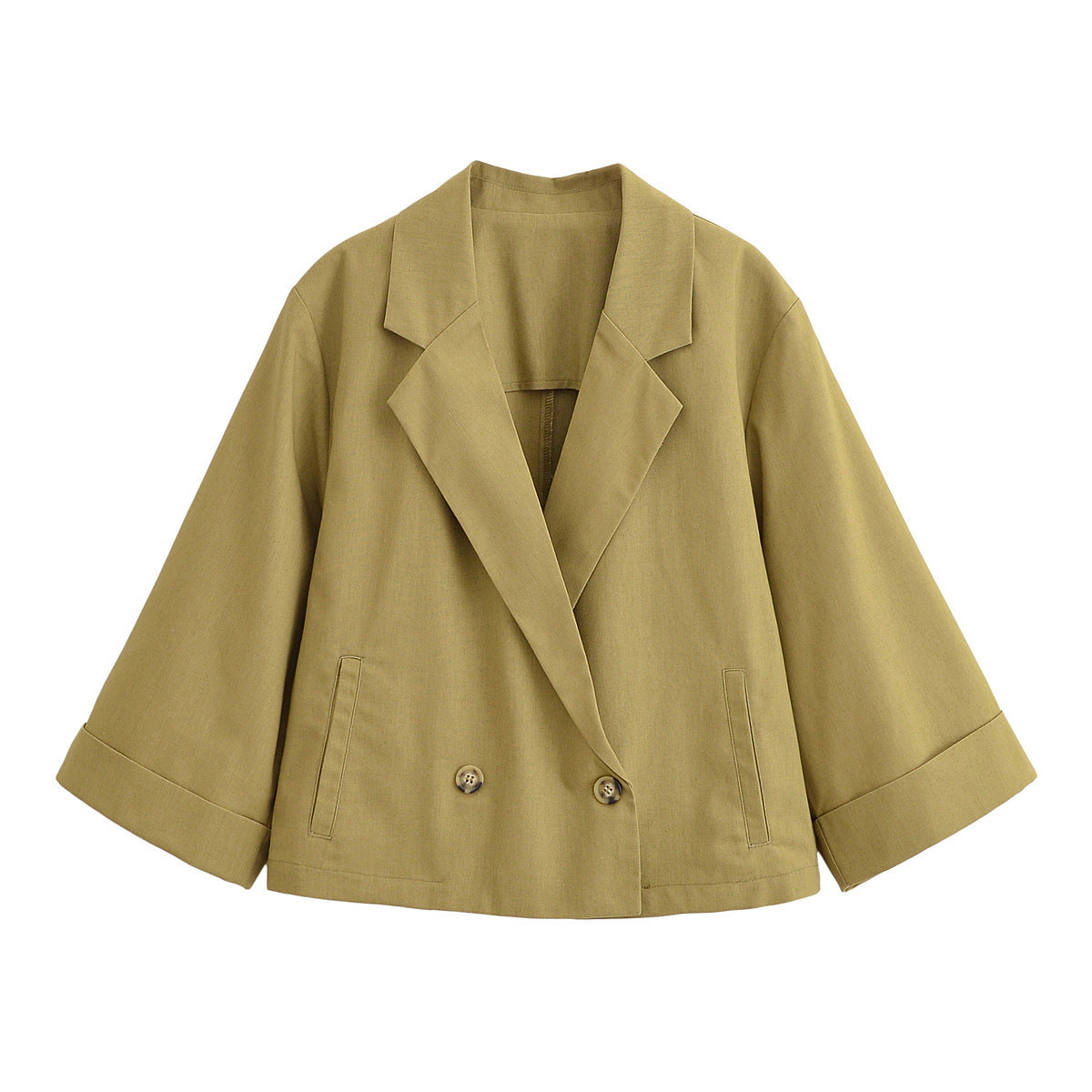 Stylish cropped blazer for women