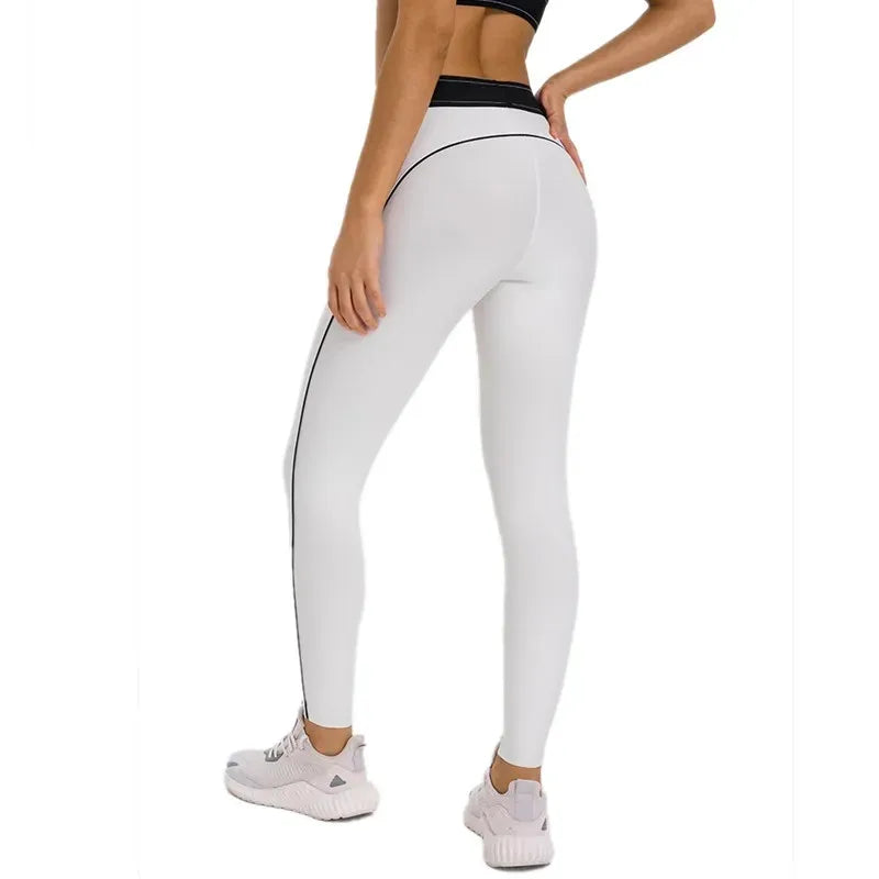 High waisted hip lifting quick dry gym leggings