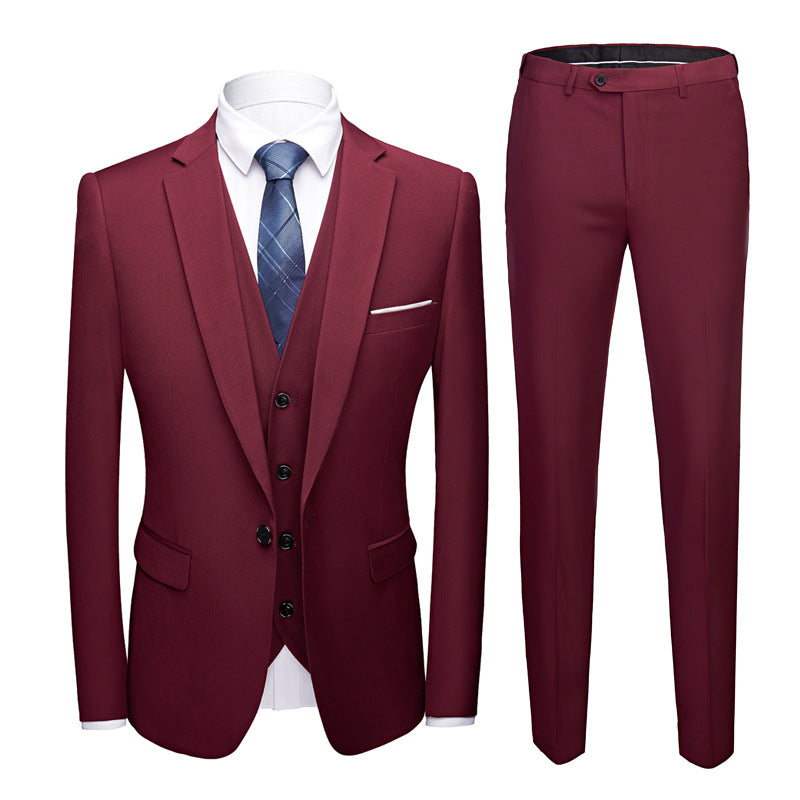 “Shop the Men Business Suits Wedding Dress Suit Set – stylish, tailored suits perfect for weddings, formal events, and professional occasions.”