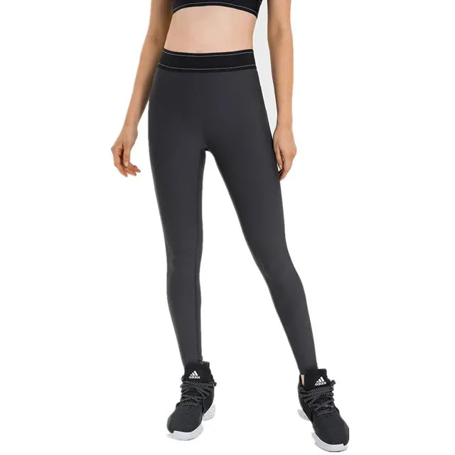 High waisted hip lifting quick dry gym leggings