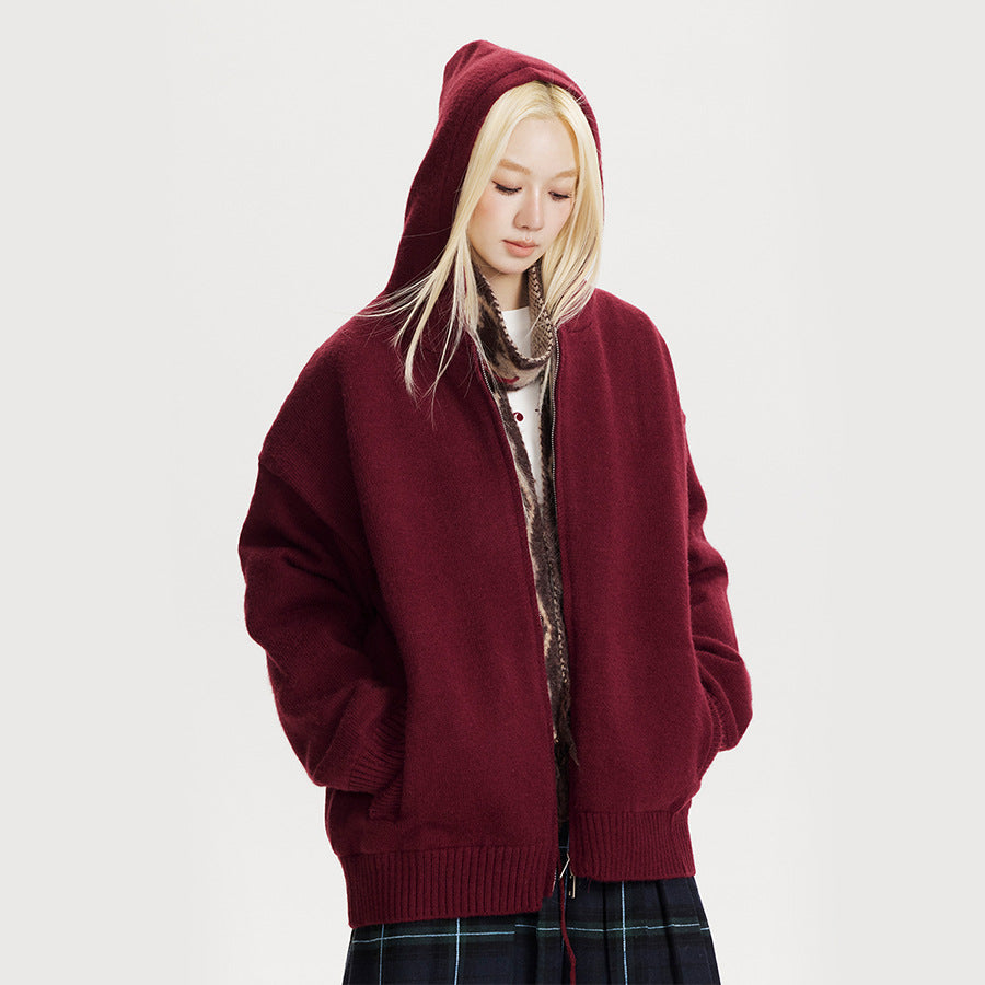 Winter fleece jacket keeps you warm