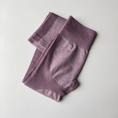 Seamless high waist push up gym leggings
