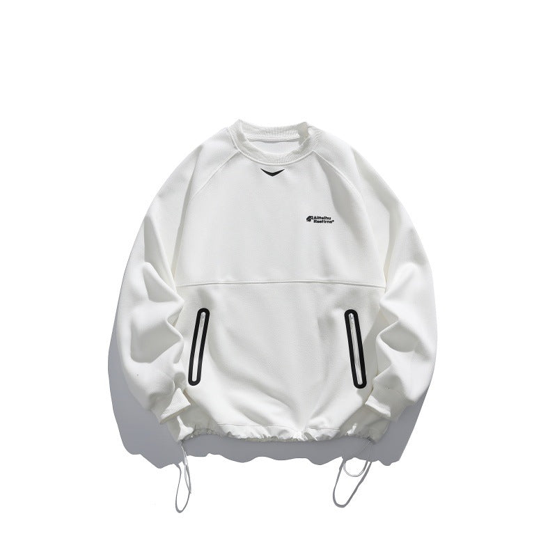 Streetwear Loose Hoodie with Zipper Pocket