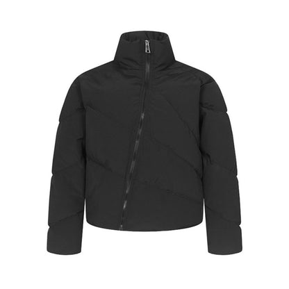 Loose warm thick zipper puffer