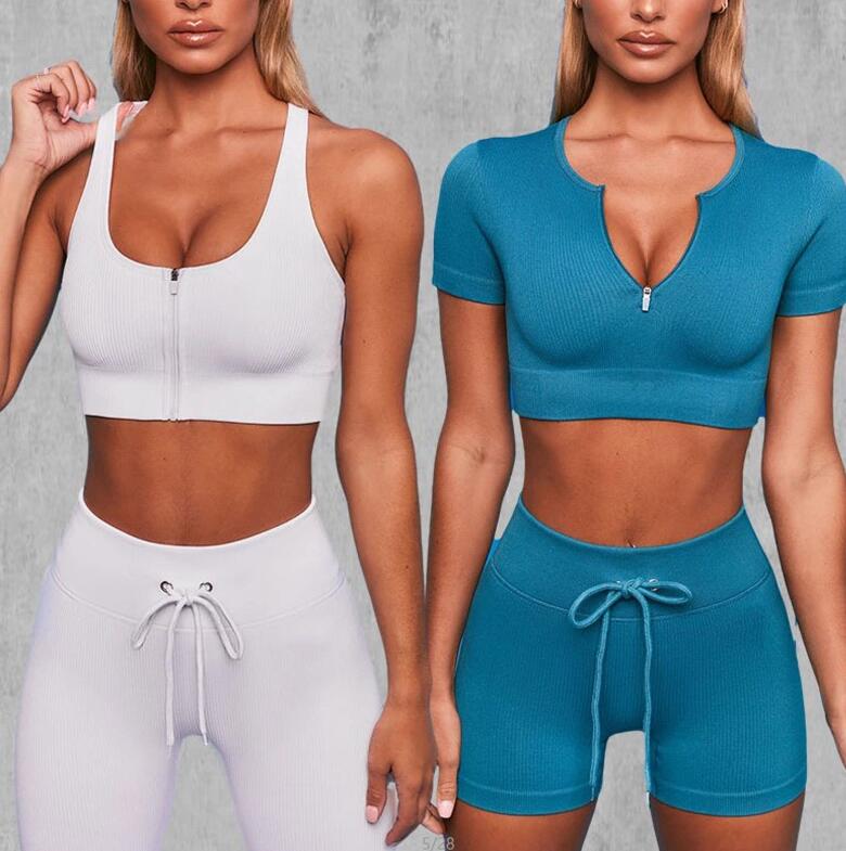 Seamless Womens Athletic Yoga Set