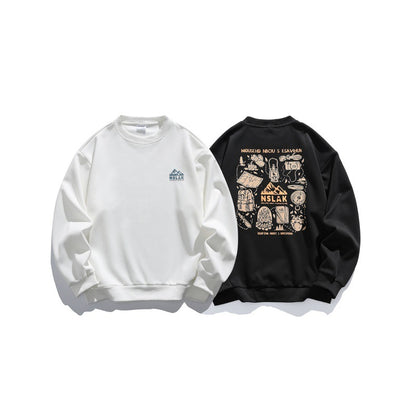 Unisex Casual Round Neck Hoodie
