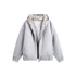 Winter fleece jacket keeps you warm