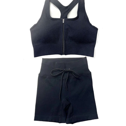 Seamless Womens Athletic Yoga Set