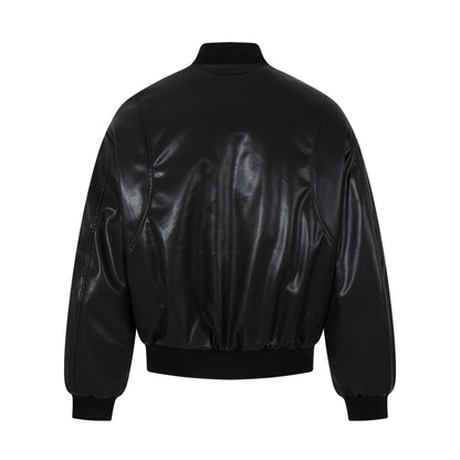 Leather jacket autumn and winter cotton jacket
