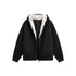 Winter fleece jacket keeps you warm