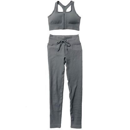 Seamless Womens Athletic Yoga Set