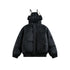 Hooded winter warm short jacket