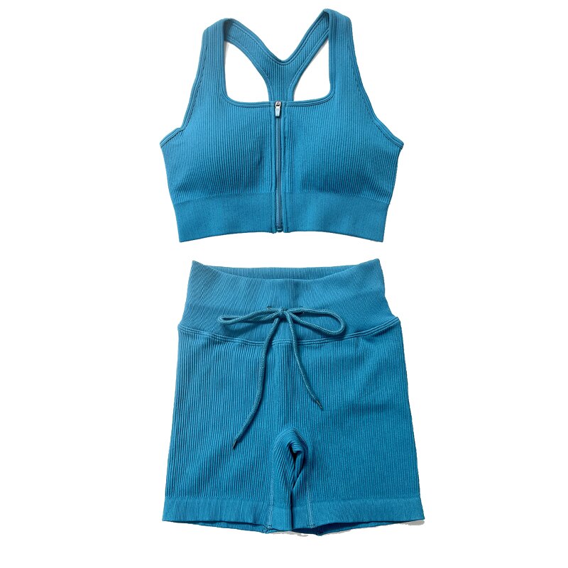 Seamless Womens Athletic Yoga Set