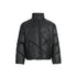 Deconstructed panel warm short puffer