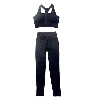 Seamless Womens Athletic Yoga Set