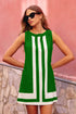 Splicing Sleeveless Casual Dress