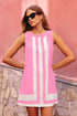 Splicing Sleeveless Casual Dress