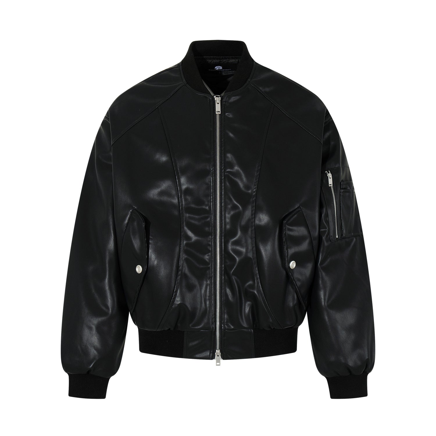 Leather jacket autumn and winter cotton jacket