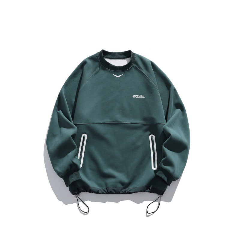 Streetwear Loose Hoodie with Zipper Pocket