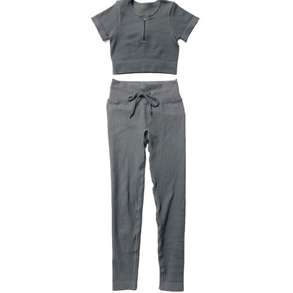 Seamless Womens Athletic Yoga Set