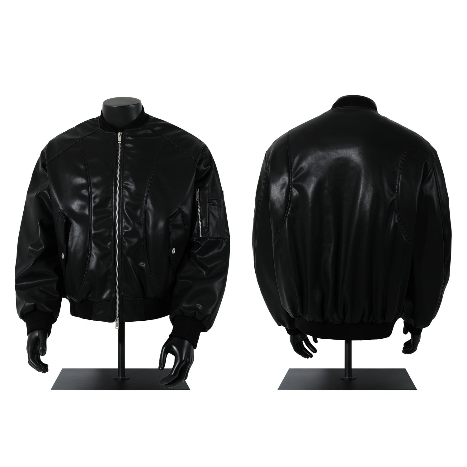 Leather jacket autumn and winter cotton jacket