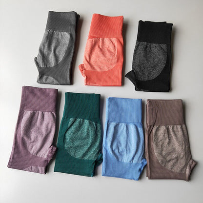 Seamless high waist push up gym leggings
