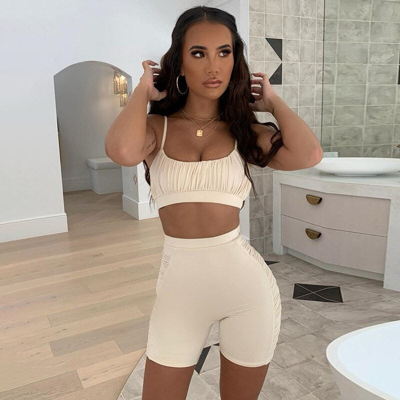 Womens Gym Fitness High-Waist Sports Set