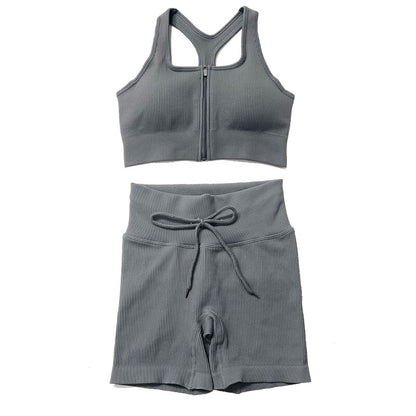 Seamless Womens Athletic Yoga Set