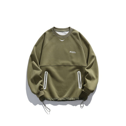 Streetwear Loose Hoodie with Zipper Pocket