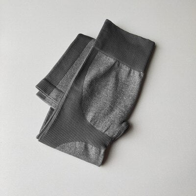 Seamless high waist push up gym leggings