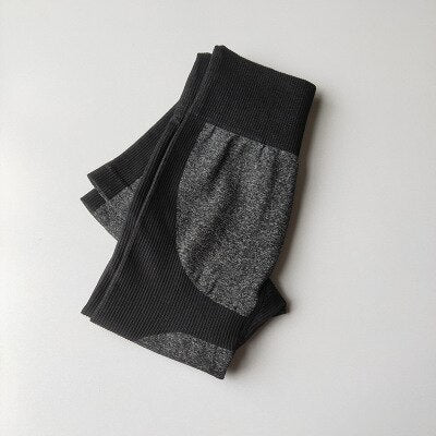 Seamless high waist push up gym leggings