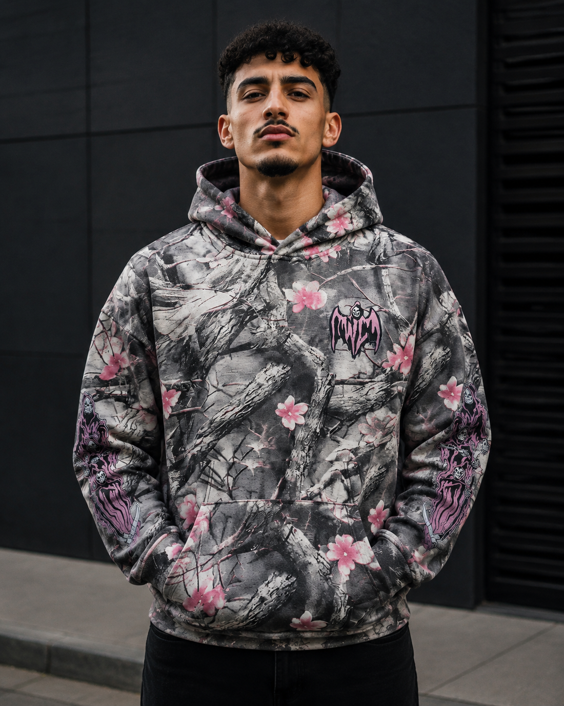 Mens Hoodie Full Print Casual Streetwear Sweatshirt