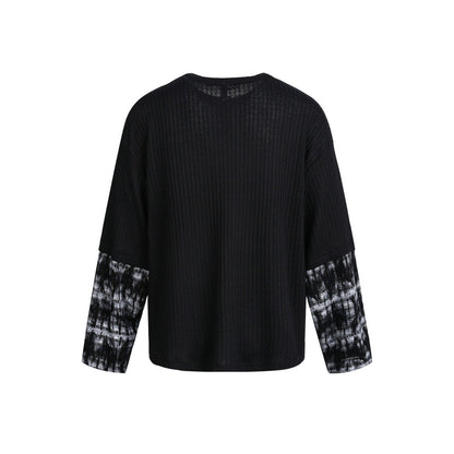 graffiti printed casual t-shirt