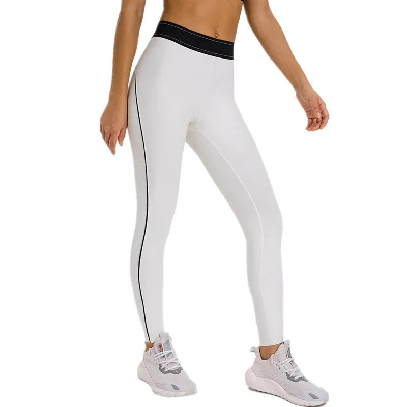High waisted hip lifting quick dry gym leggings