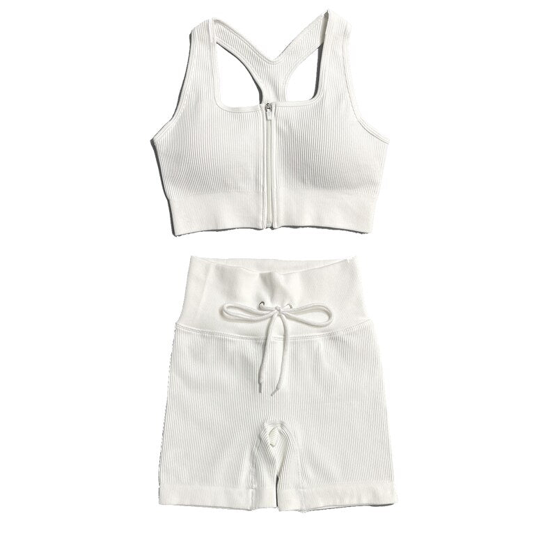 Seamless Womens Athletic Yoga Set