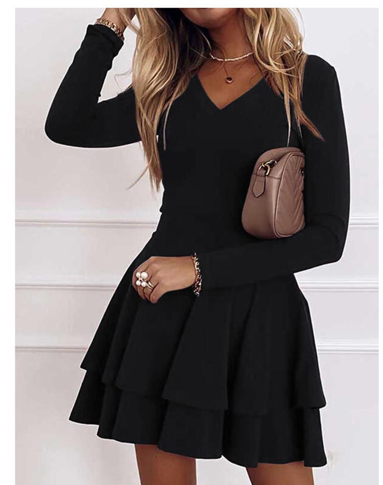 Stylish casual cake dress outfit
