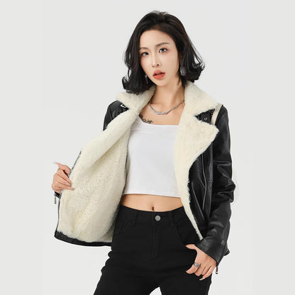 Thick coat jacket for winter women