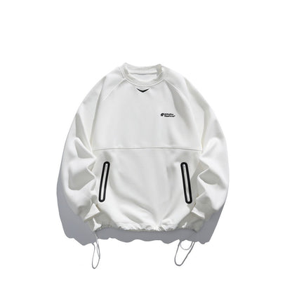Streetwear Loose Hoodie with Zipper Pocket